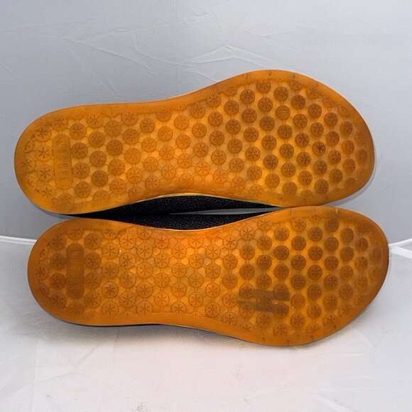 Nobull Trainers Unisex 8.5/10 Black Super Fabric Yellow Sole Low Top - Picture 14 of 14